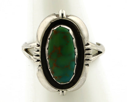 Navajo Ring .925 Silver Royston Turquoise Handmade Native American C.80's