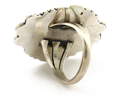 Navajo Ring .925 Silver Royston Turquoise Native American Artist C.80's