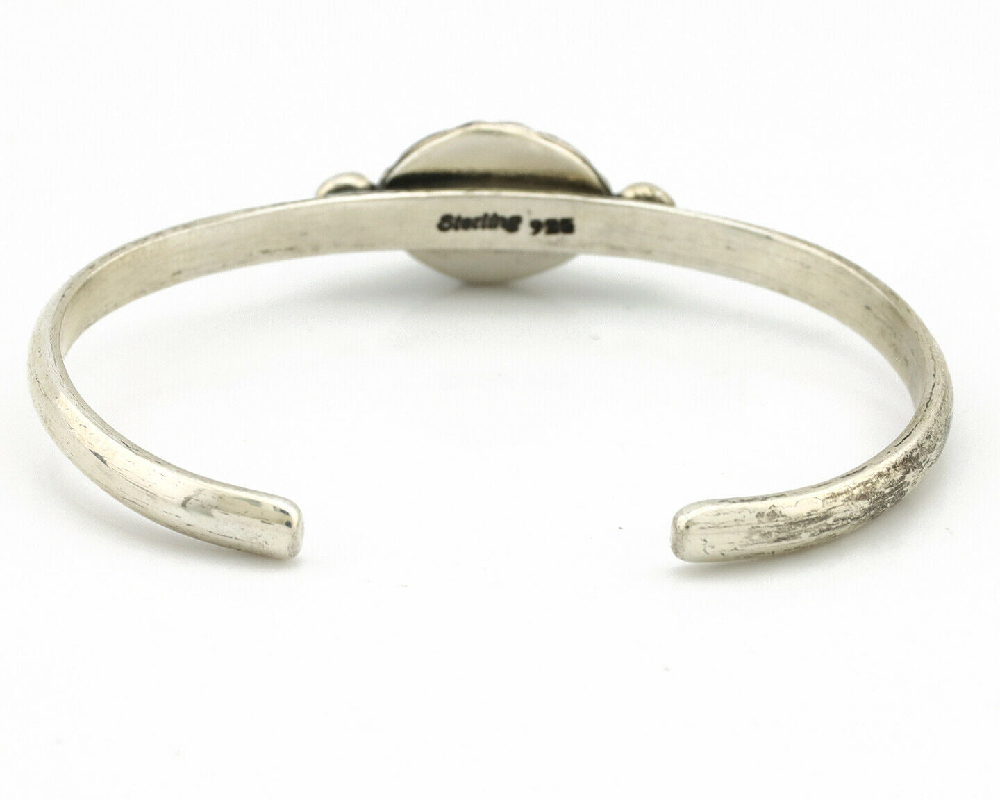 Navajo Bracelet .925 Silver Royston Turquoise Native American Artist C.90's