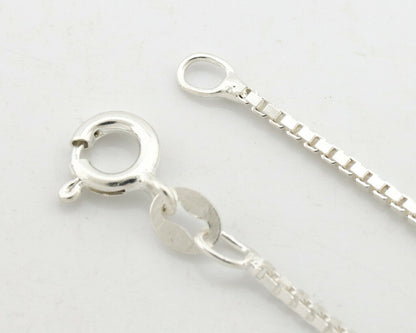 Navajo Kingman Turquoise Pendant .925 Silver Artist Signed JP C.80's