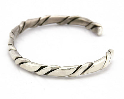 Navajo Twist Bracelet .925 SOLID Silver Handmade Artist TAHE C.80's