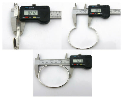 Navajo Bracelet .925 Silver Hand Stamped Arrow Head Artist I Montoya C.80's