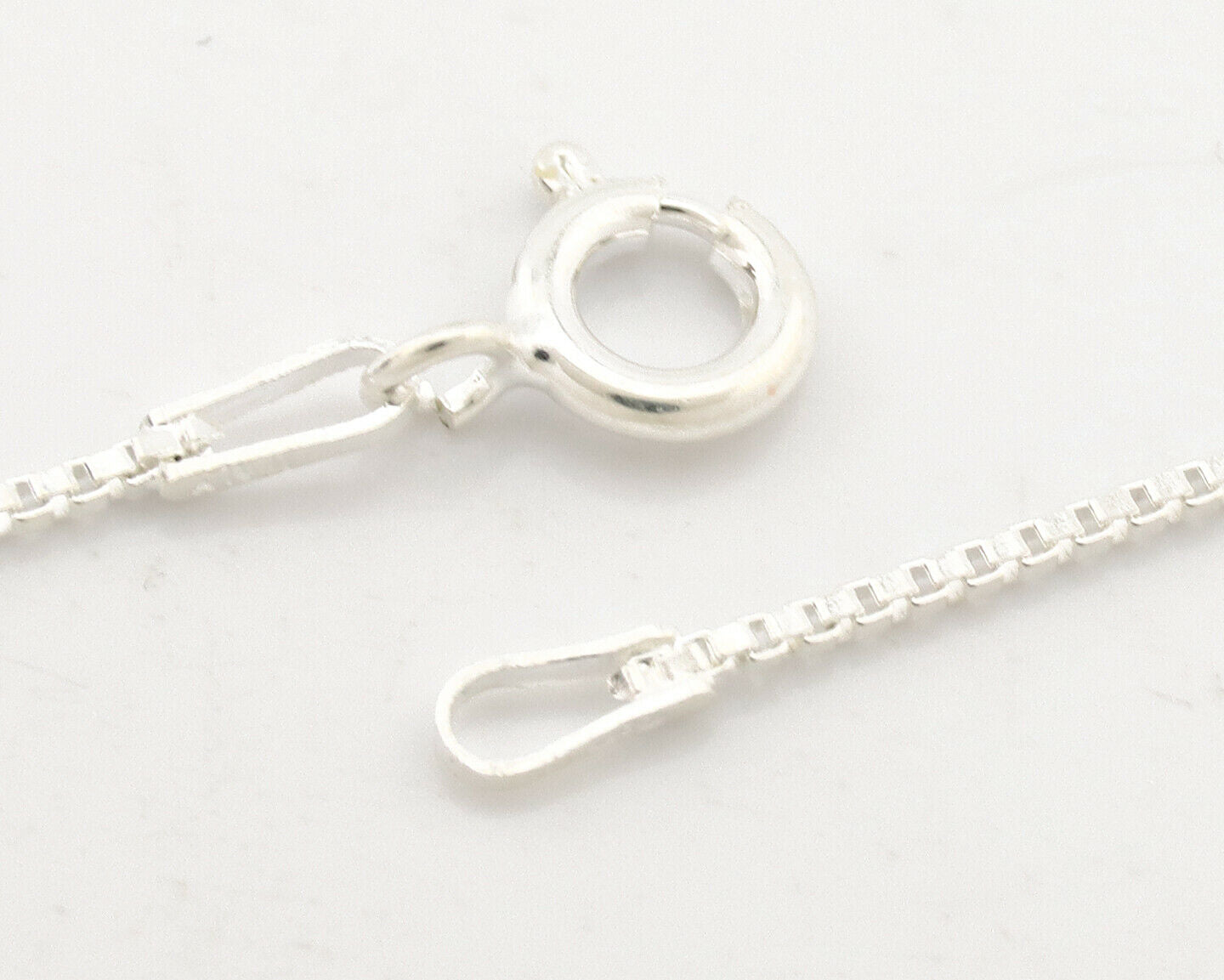 Navajo Necklace .925 Silver Green Variscite Signed Sun C.80's