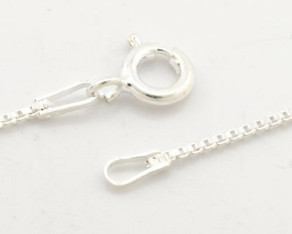 Navajo Necklace .925 Silver Green Variscite Signed Sun C.80's