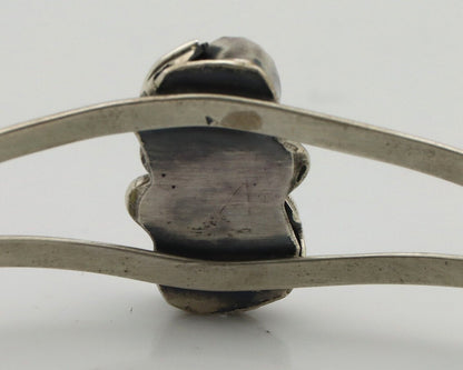 Women's Navajo Bracelet 925 Silver Natural Pink Mussel Native American C.80's