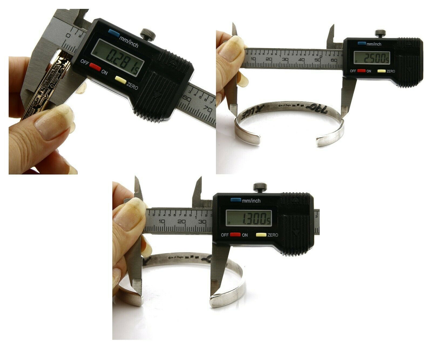 Women's Navajo Bracelet 14k & Silver MM Rogers Cuff C.80's