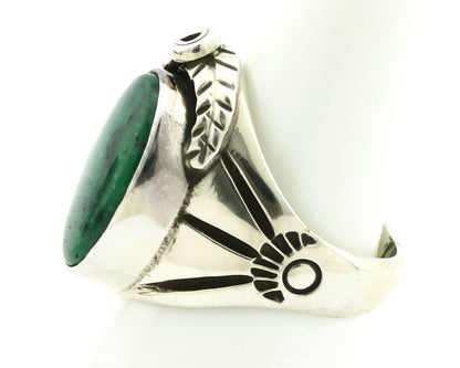 Navajo Ring .925 Silver Handmade Crescent Valley Native Artist C.80's