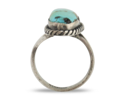 Navajo Handmade Ring 925 Silver Royston Turquoise Native Artist C.80's