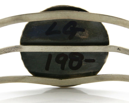 Navajo Bracelet .925 Silver Turquoise Mountain Native Cuff C.80's