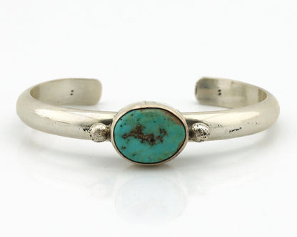Women's Navajo .925 Silver Turquoise Mountain Native American Artist C.80's