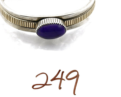 Women's Navajo William Denetdale Bracelet .925 Silver & 14k Gold C.1980's