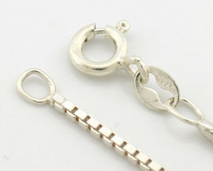 Navajo Handmade Pendant Necklace .925 Silver Artist Signed Sunrise C.80's