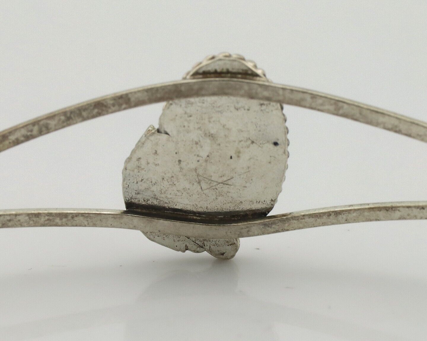 Women's Navajo Bracelet 925 Silver Natural Pink Mussel Native American C.80's