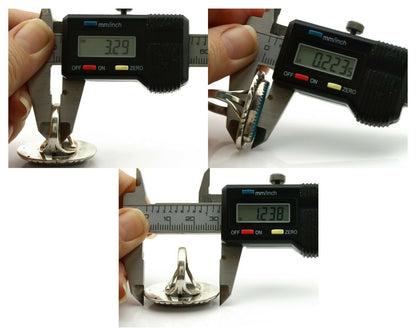 Navajo Ring .925 Silver Kingman Turquoise Artist Native American C.1980's