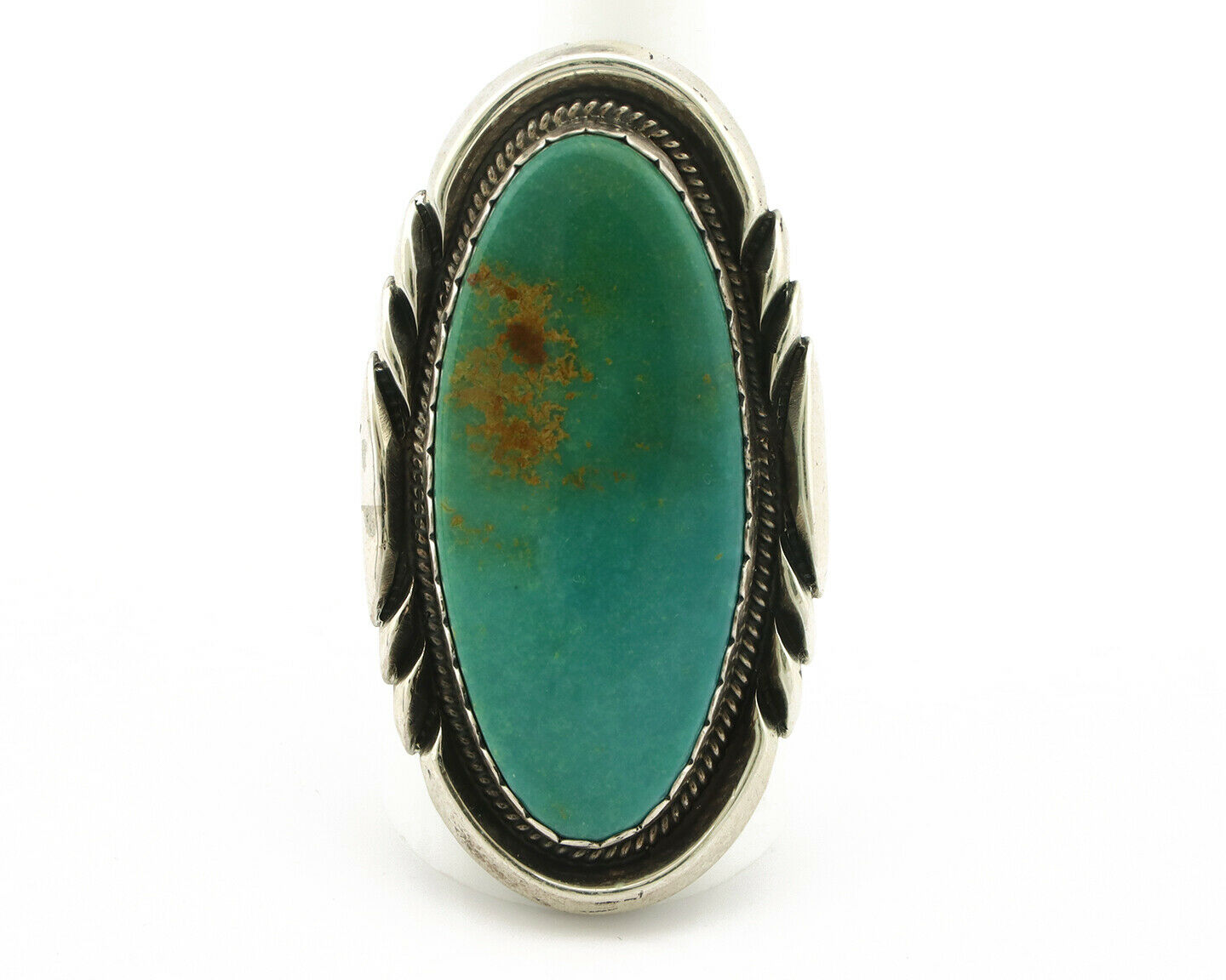 Navajo Ring .925 Silver Arizona Turquoise Artist Native American C.80's