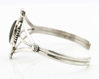 Women's Navajo Bracelet .925 Silver Royston Turquoise Signed Marie B C.80's