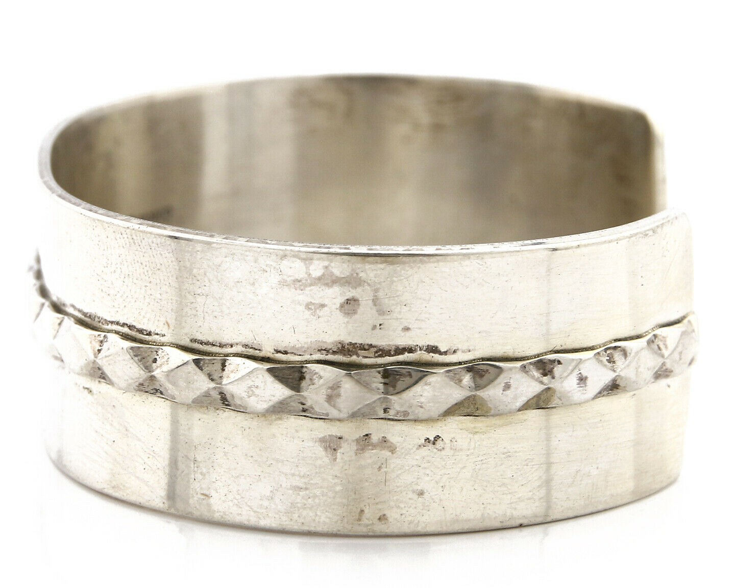 Women's Navajo Bracelet .925 Silver Handmade Artist Signed Y C.80's