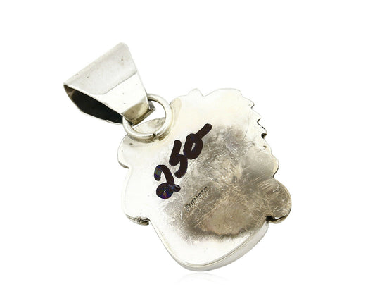 Navajo Pendant .925 Silver Royston Turquoise Native American C.80's