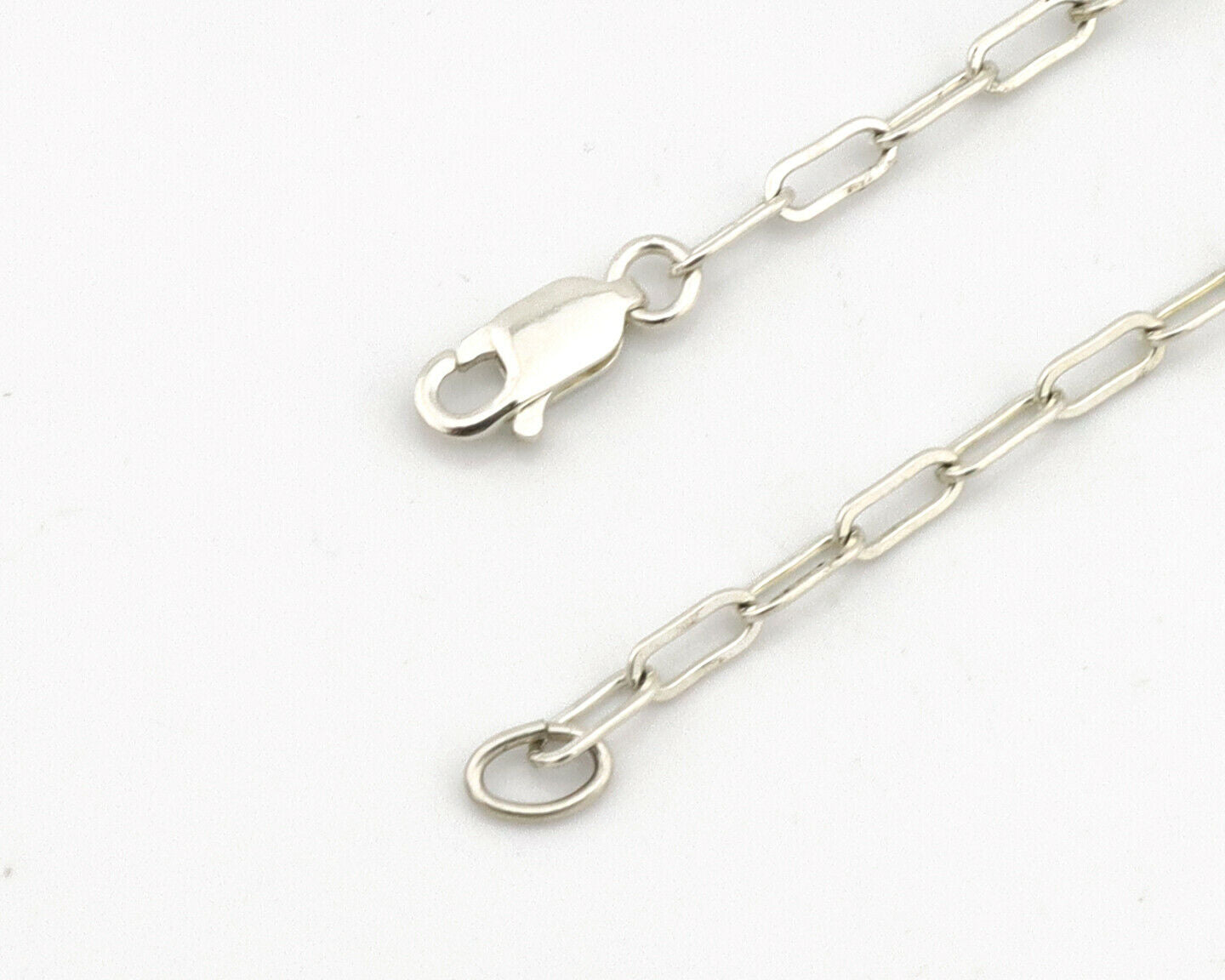 Navajo Necklace .925 Silver Sleeping Beauty Turquoise Signed E C.80's