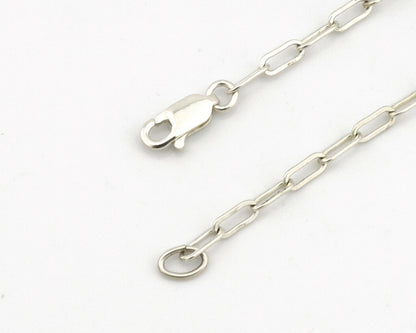 Navajo Necklace .925 Silver Sleeping Beauty Turquoise Signed E C.80's