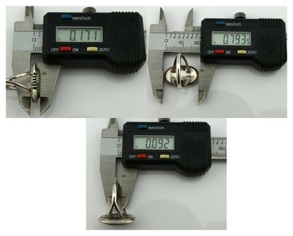 Navajo Ring .925 Silver Green Turquoise Native American Artist Handmade C.80's