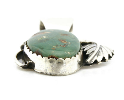 Navajo Pendant .925 Silver Royston Turquoise Native American C.80's