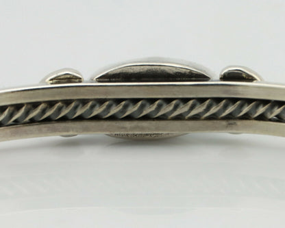 Women's Navajo .925 Silver Kingman Turquoise Artist Inca MFG Circa 1990's