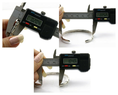 Navajo Bracelet .925 Silver Hand Stamped Arrow Head Artist I Montoya C.80's