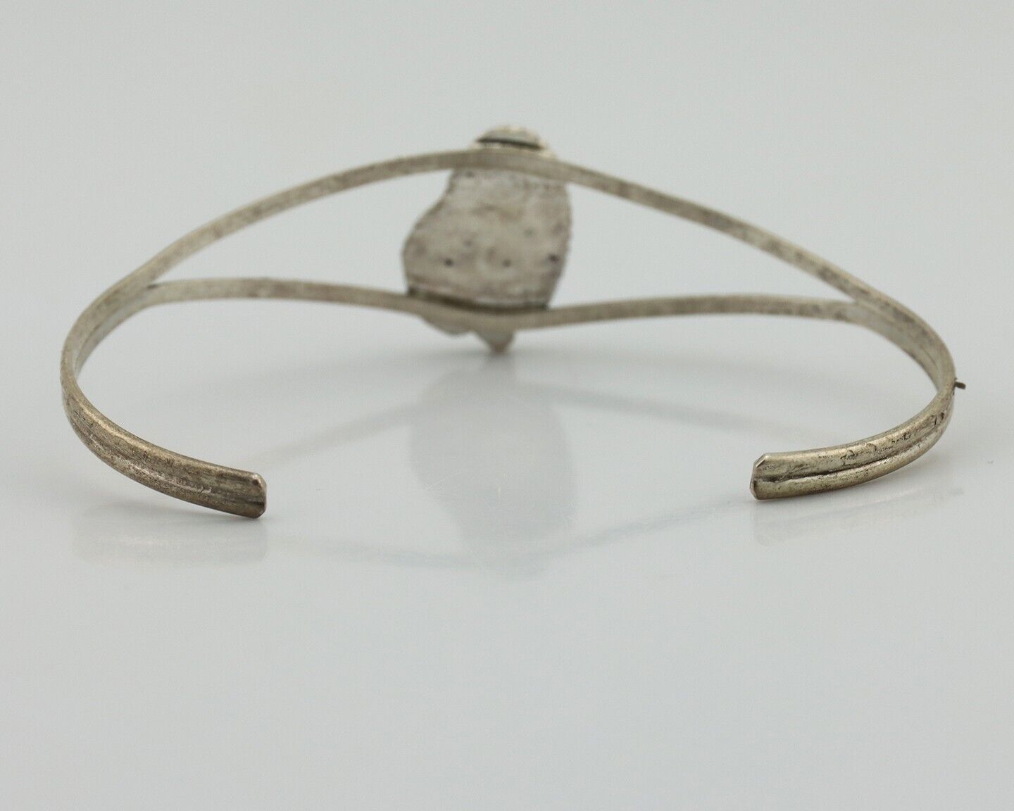 Women's Navajo Bracelet 925 Silver Natural Pink Mussel Native American C.80's