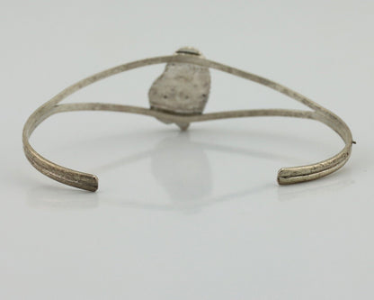 Women's Navajo Bracelet 925 Silver Natural Pink Mussel Native American C.80's