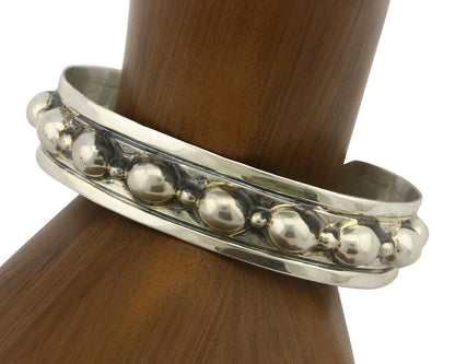 Navajo Bracelet .925 SOLID Silver Handmade Artist C Montoya C. 1980's