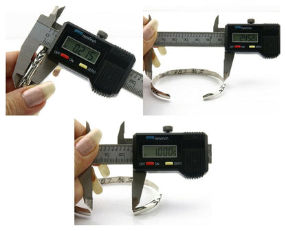 Navajo Bracelet .925 Silver Hand Stamped Arrow Head Artist V Montoya C.80's