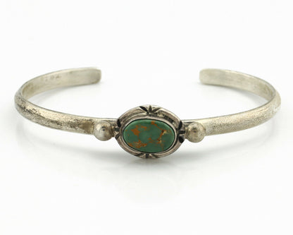 Navajo Bracelet .925 Silver Royston Turquoise Native American Artist C.90's