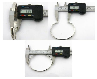 Navajo Bracelet .925 Silver Hand Stamped Arrow Head Artist I Montoya C.80's