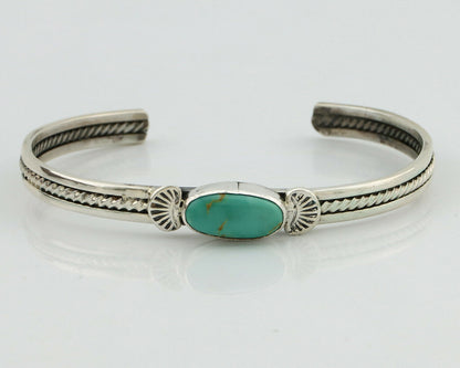 Women's Navajo .925 Silver Kingman Turquoise Artist Inca MFG Circa 1990's