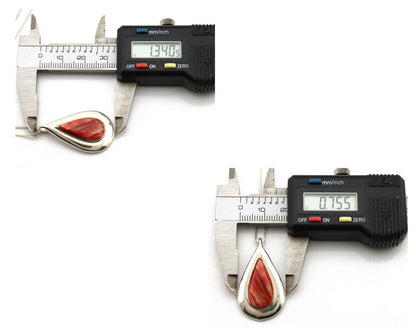 Navajo Necklace 925 Silver Natural Oyster Artist Signed ChaRay Circa 1988