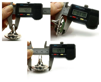 Navajo Ring .925 Silver Natural Green Turquoise Signed Apache C.80's