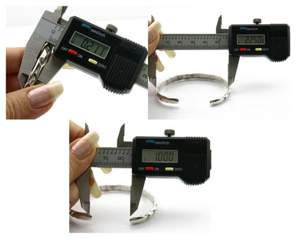 Navajo Bracelet .925 Silver Hand Stamped Arrow Head Artist I Montoya C.80's