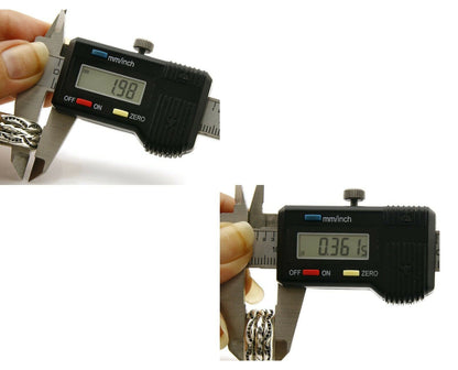 Navajo Ring .925 Silver Handmade Hand Stamped 3 Row Rope Band C.1980s