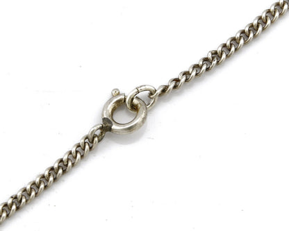 Women's Navajo Inlaid Necklace .925 Silver Morenci Turquoise