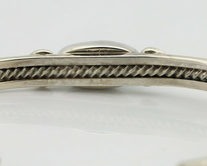 Women's Navajo .925 Silver Kingman Turquoise Artist Inca MFG Circa 1990's