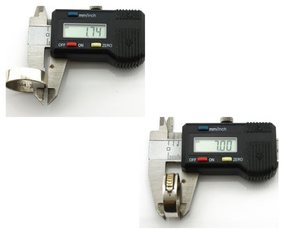 Navajo Ring 925 Silver & Solid 14k Yellow Gold Artist Signed E Hand Stamped C80s