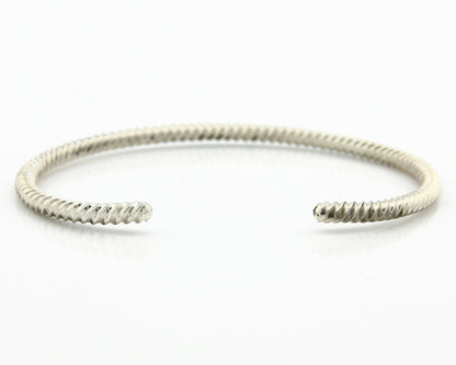 Navajo Handmade Bracelet .925 Silver Native Artist TAHE C.80's