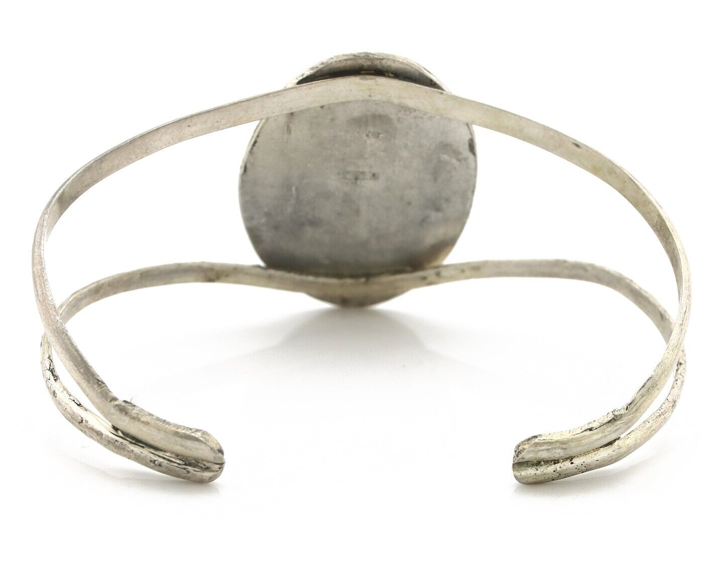 Navajo Cuff Bracelet 925 Silver Natural Turquoise Native American Artist C.80's