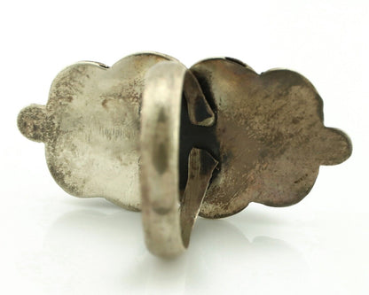 Navajo Ring 925 Silver Morenci Turquoise Native American Artist C.80's