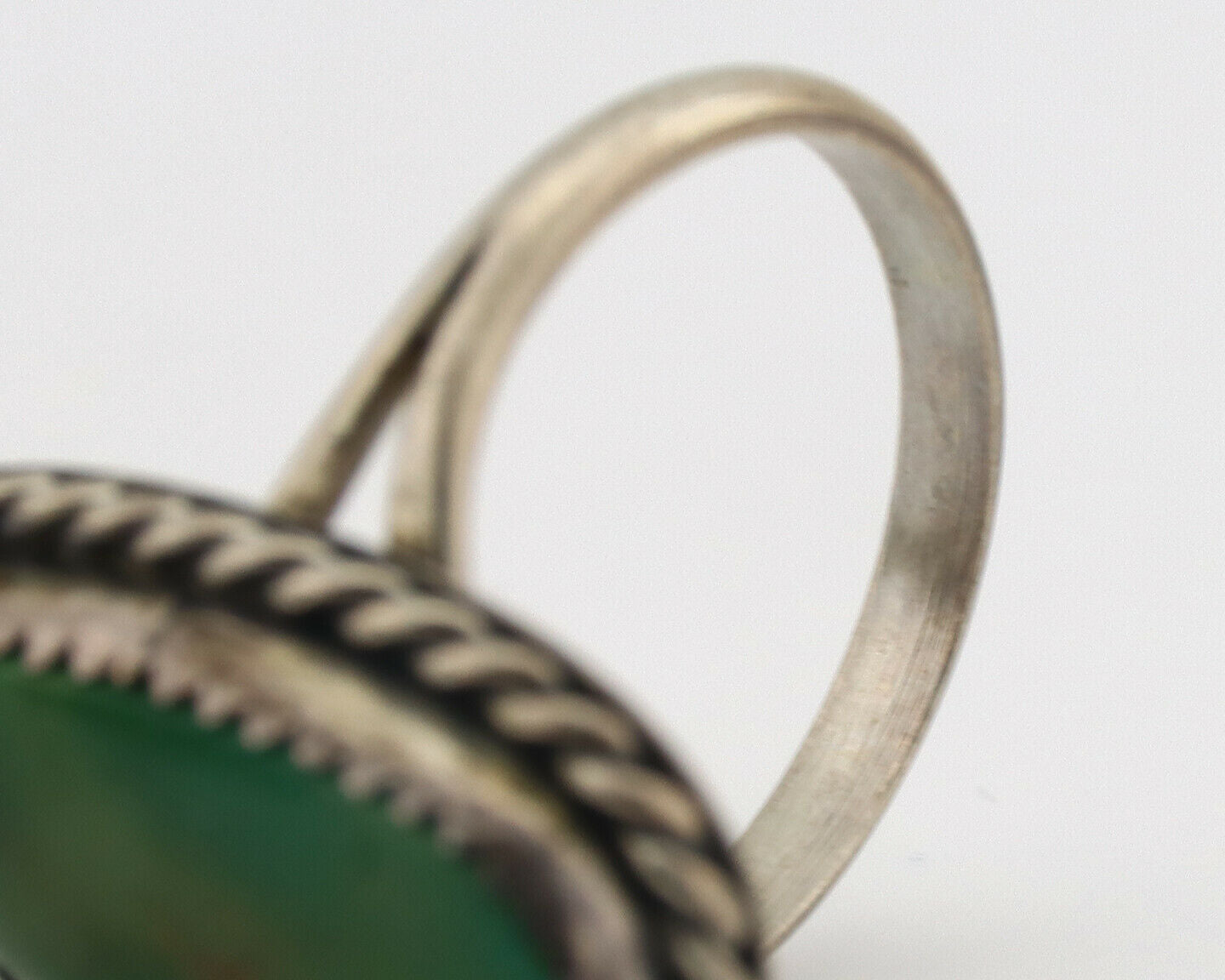 Navajo Ring .925 Silver Royston Turquoise Native Artist C.80's
