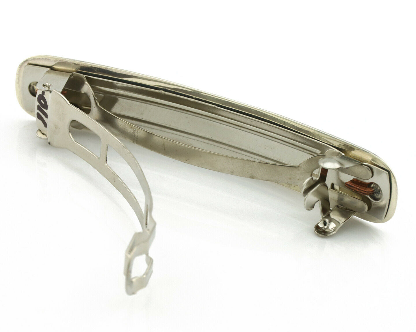 Navajo Hair Clip .925 Silver Turquoise Mountain Native American Barrette C.80's