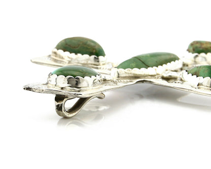 Navajo Royston Turquoise Pendant .925 Silver Artist CE Circa 90's