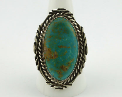 Navajo Ring .925 Silver Blue Southwest Turquoise Artist Billy Eagle C.80's