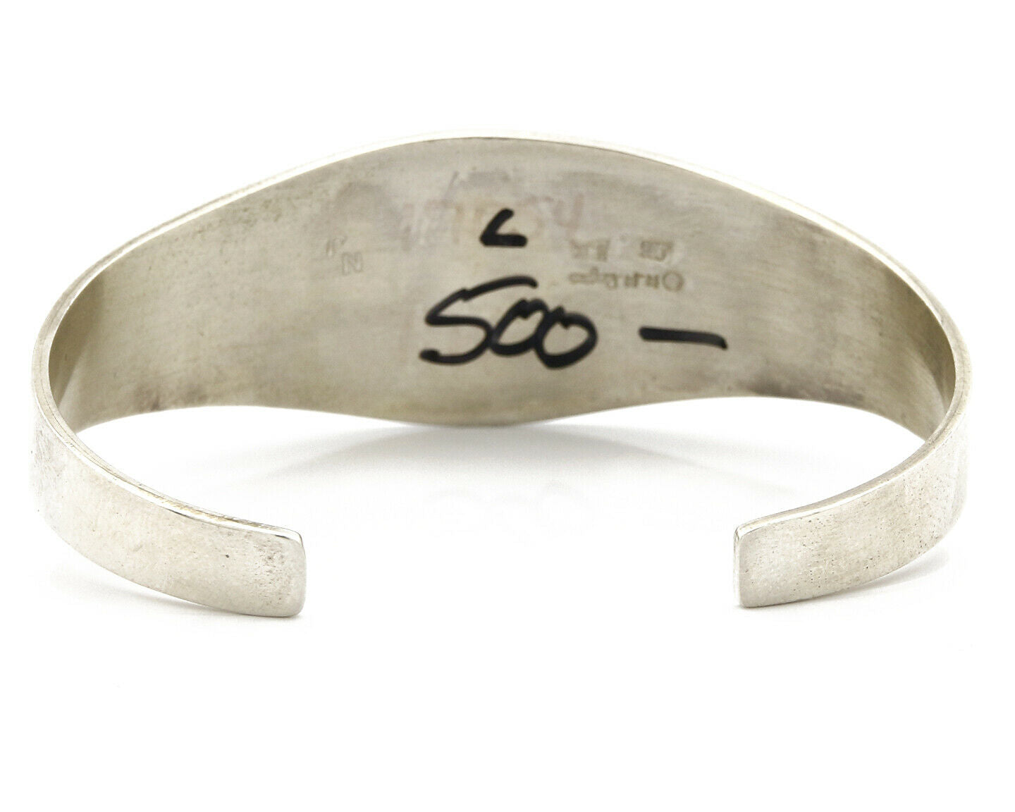 Navajo Bracelet .925 Silver & 14k Solid Gold MM Rogers and NJ Cuff C.80's